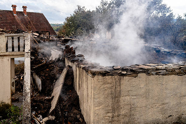 Professional Fire Damage Removal technician working in Brentwood, MD